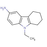 106380-64-7 9-ethyl-5,6,7,8-tetrahydrocarbazol-3-amine chemical structure