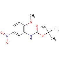 211564-07-7 tert-butyl N-(2-methoxy-5-nitrophenyl)carbamate chemical structure