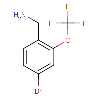 947583-96-2 [4-bromo-2-(trifluoromethoxy)phenyl]methanamine chemical structure
