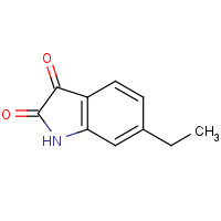 90924-07-5 6-ethyl-1H-indole-2,3-dione chemical structure