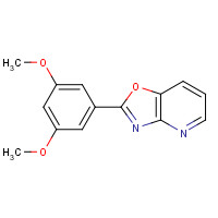 52333-83-2 2-(3,5-dimethoxyphenyl)-[1,3]oxazolo[4,5-b]pyridine chemical structure