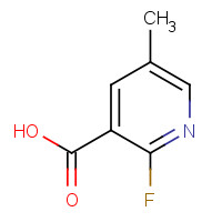 1042986-00-4 2-fluoro-5-methylpyridine-3-carboxylic acid chemical structure