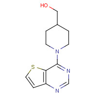 910037-26-2 (1-thieno[3,2-d]pyrimidin-4-ylpiperidin-4-yl)methanol chemical structure