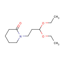 863445-20-9 1-(3,3-diethoxypropyl)piperidin-2-one chemical structure