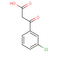 13422-80-5 3-(3-chlorophenyl)-3-oxopropanoic acid chemical structure