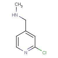 748187-76-0 1-(2-chloropyridin-4-yl)-N-methylmethanamine chemical structure