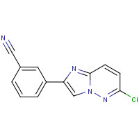 1125406-99-6 3-(6-chloroimidazo[1,2-b]pyridazin-2-yl)benzonitrile chemical structure
