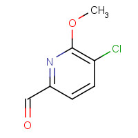 1211527-87-5 5-chloro-6-methoxypyridine-2-carbaldehyde chemical structure