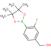 1314141-37-1 [3-fluoro-4-(4,4,5,5-tetramethyl-1,3,2-dioxaborolan-2-yl)phenyl]methanol chemical structure