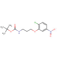 1356009-15-8 tert-butyl N-[3-(2-chloro-5-nitrophenoxy)propyl]carbamate chemical structure
