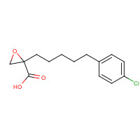 88431-47-4 2-[5-(4-chlorophenyl)pentyl]oxirane-2-carboxylic acid chemical structure