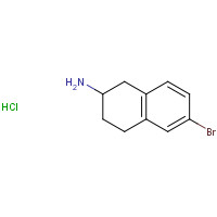 133277-08-4 6-bromo-1,2,3,4-tetrahydronaphthalen-2-amine;hydrochloride chemical structure