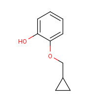 25947-69-7 2-(cyclopropylmethoxy)phenol chemical structure