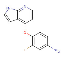 688781-75-1 3-fluoro-4-(1H-pyrrolo[2,3-b]pyridin-4-yloxy)aniline chemical structure
