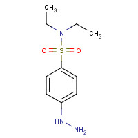53947-51-6 N,N-diethyl-4-hydrazinylbenzenesulfonamide chemical structure