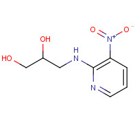 50503-15-6 3-[(3-nitropyridin-2-yl)amino]propane-1,2-diol chemical structure