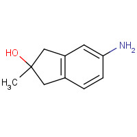 913296-99-8 5-amino-2-methyl-1,3-dihydroinden-2-ol chemical structure