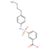 377769-55-6 3-[(4-butylphenyl)sulfamoyl]benzoic acid chemical structure