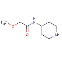 953756-47-3 2-methoxy-N-piperidin-4-ylacetamide chemical structure