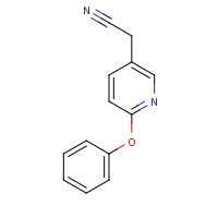 57958-56-2 2-(6-phenoxypyridin-3-yl)acetonitrile chemical structure