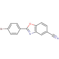942215-53-4 2-(4-bromophenyl)-1,3-benzoxazole-5-carbonitrile chemical structure