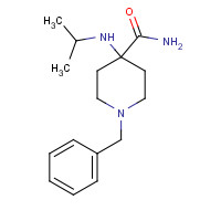 1031-36-3 1-benzyl-4-(propan-2-ylamino)piperidine-4-carboxamide chemical structure