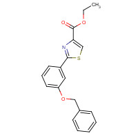 885278-60-4 ethyl 2-(3-phenylmethoxyphenyl)-1,3-thiazole-4-carboxylate chemical structure