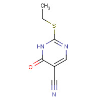 46118-11-0 2-ethylsulfanyl-6-oxo-1H-pyrimidine-5-carbonitrile chemical structure