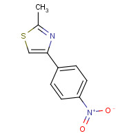 33102-81-7 2-methyl-4-(4-nitrophenyl)-1,3-thiazole chemical structure