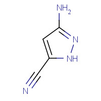 125144-04-9 3-amino-1H-pyrazole-5-carbonitrile chemical structure
