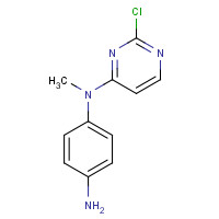 1027211-28-4 4-N-(2-chloropyrimidin-4-yl)-4-N-methylbenzene-1,4-diamine chemical structure