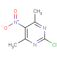 1080650-03-8 2-chloro-4,6-dimethyl-5-nitropyrimidine chemical structure