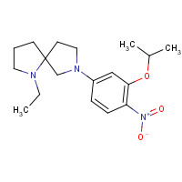 1462951-18-3 1-ethyl-7-(4-nitro-3-propan-2-yloxyphenyl)-1,7-diazaspiro[4.4]nonane chemical structure