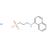 104484-71-1 sodium;3-(naphthalen-1-ylamino)propane-1-sulfonate chemical structure