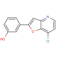 1360904-16-0 3-(7-chlorofuro[3,2-b]pyridin-2-yl)phenol chemical structure