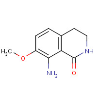 1616289-13-4 8-amino-7-methoxy-3,4-dihydro-2H-isoquinolin-1-one chemical structure