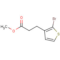 1419171-81-5 methyl 3-(2-bromothiophen-3-yl)propanoate chemical structure