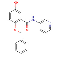 1285517-76-1 5-hydroxy-2-phenylmethoxy-N-pyridin-3-ylbenzamide chemical structure