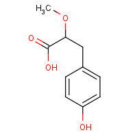 477982-28-8 3-(4-hydroxyphenyl)-2-methoxypropanoic acid chemical structure