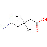 92116-87-5 5-amino-3,3-dimethyl-5-oxopentanoic acid chemical structure