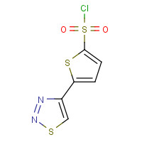 320421-81-6 5-(thiadiazol-4-yl)thiophene-2-sulfonyl chloride chemical structure