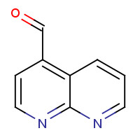 64379-46-0 1,8-naphthyridine-4-carbaldehyde chemical structure