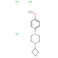 223381-99-5 1-(azetidin-3-yl)-4-(4-methoxyphenyl)piperazine;trihydrochloride chemical structure
