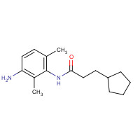 1007226-57-4 N-(3-amino-2,6-dimethylphenyl)-3-cyclopentylpropanamide chemical structure