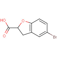 885069-03-4 5-bromo-2,3-dihydro-1-benzofuran-2-carboxylic acid chemical structure