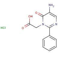 439910-97-1 2-(5-amino-6-oxo-2-phenylpyrimidin-1-yl)acetic acid;hydrochloride chemical structure