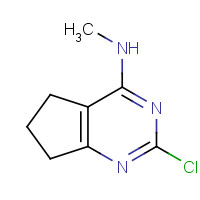 76780-98-8 2-chloro-N-methyl-6,7-dihydro-5H-cyclopenta[d]pyrimidin-4-amine chemical structure