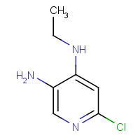 1025509-66-3 6-chloro-4-N-ethylpyridine-3,4-diamine chemical structure