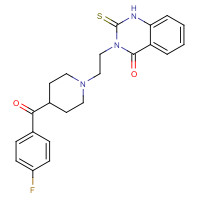 76330-71-7 3-[2-[4-(4-fluorobenzoyl)piperidin-1-yl]ethyl]-2-sulfanylidene-1H-quinazolin-4-one chemical structure
