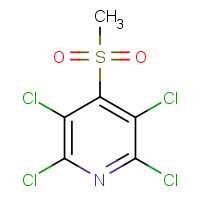 13108-52-6 2,3,5,6-tetrachloro-4-methylsulfonylpyridine chemical structure